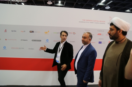 پاویون ایران در نمایشگاه گیمزکام 2017 آلمان